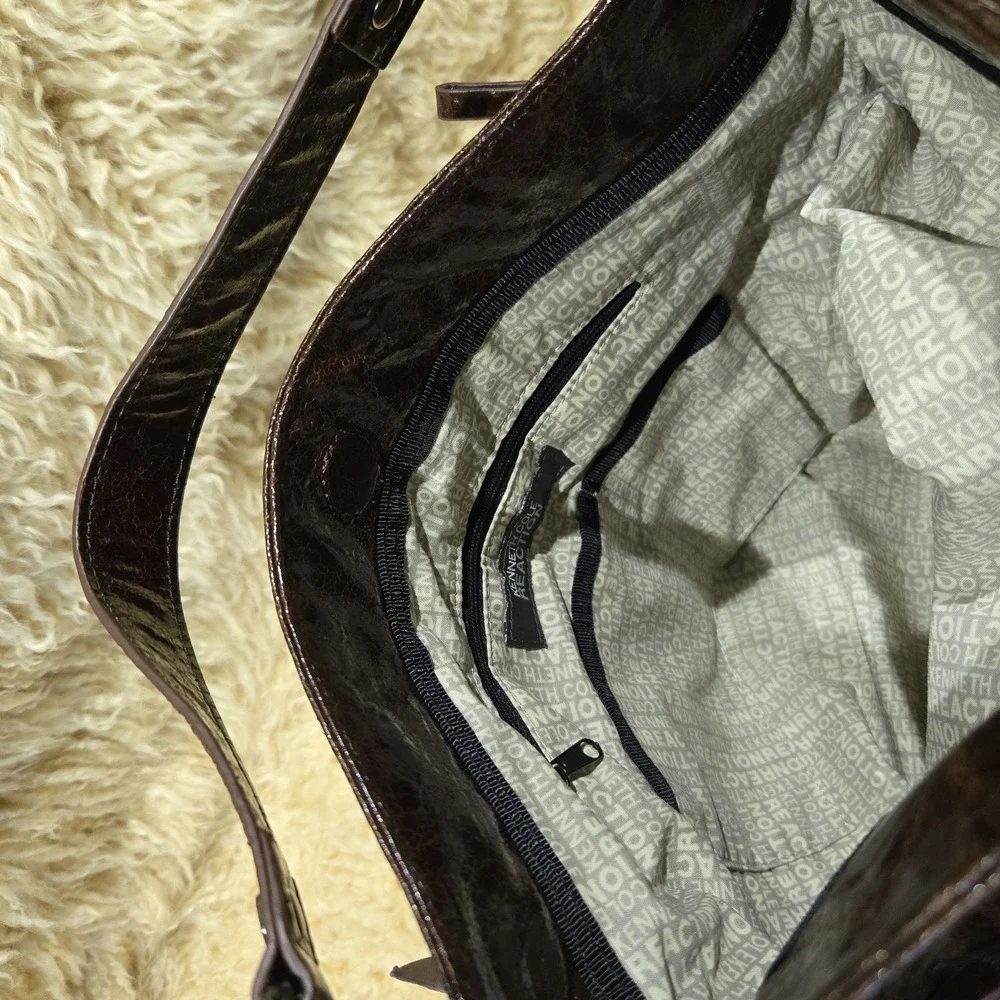 Kenneth‎ Cole Large Espresso Color NWT Hobo Style Bag Handbag Purse
